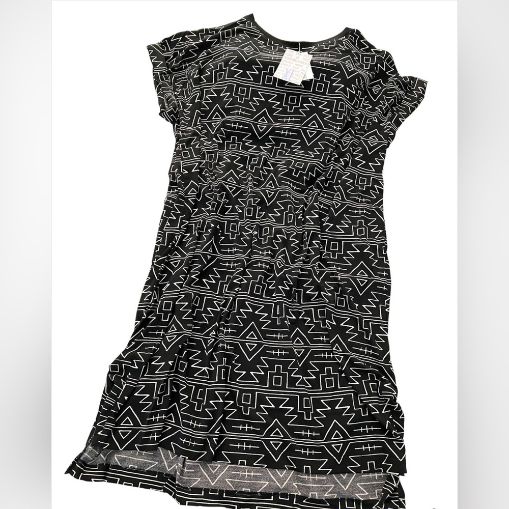 LAST CALL NWT LuLaRoe Chelsea T-shirt tee shirt tribal casual midi Dress XL